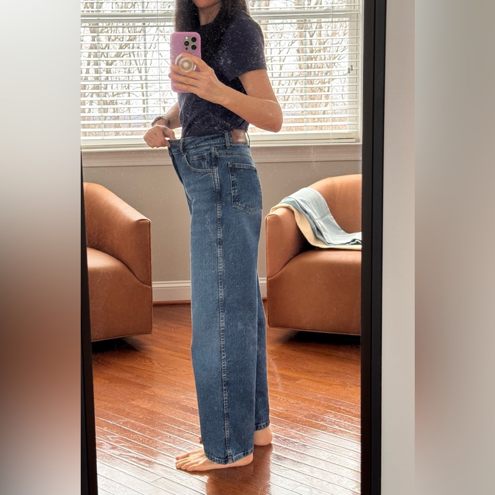 Sezane Le Crop Women Jeans - Blue - Picture 7 of 8